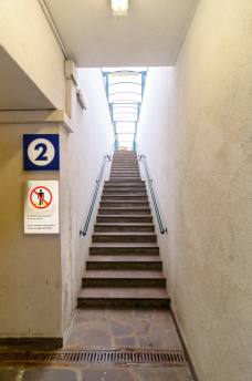 Bahnhof Freienfeld - Treppe